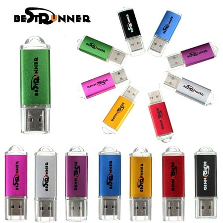 BESTRUNNER 1GB USB 2.0 Flash Drive Pen Bright Memory Stick Thumb U