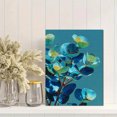 thumbnail image 2 of Eucalyptus Botanical Canvas Art, Blue Tone Floral Print, Modern Home Wall Decor, 2 of 8