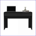 thumbnail image 2 of Desks | Modern Aberdeen Computer Desk with 2 Drawers, Spacious Top | Black Wengue | Particle Board, 2 of 7