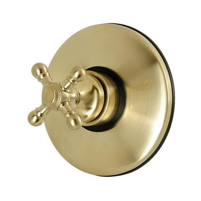 Kingston Brass KB3007BX 3.13 Po. Contrôle de Volume Robuste, Laiton Brossé