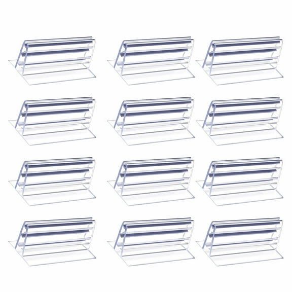 Gymnture 16pc Heavy Duty Sneeze Guard Glass Stands for Acrylic Panels