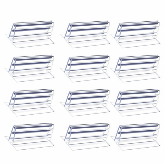 Sneeze Guard Holder Transparent For Divider Supermarket 16Pack
