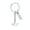 Steel, variant on 2 Pieces Pack Forever / Always in My Heart - Hammer Urn Keyring for Ashes Keychain Urn Cremation Jewelry Memorial Keepsake Jewelry W/Funnel Filler Gifts for Women Men