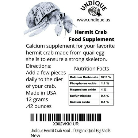 Undique Hermit Crab Food Supplement
