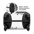 thumbnail image 2 of Bingfone Piano Keys With Musical Notes for Luggage Cover Washable Suitcase Cover Protector Anti-scratch Suitcase cover Fits 18-32 Inch Luggage-Medium, 2 of 7