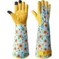 thumbnail image 1 of wonima02 Long Gardening Gloves for Women - Thorn Proof & Rose Pruning Forearm Protection Garden Gloves - Breathable Leather Long Garden Gloves Gifts & Tools for Gardener Yard Work Large, 1 of 1