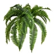 thumbnail image 1 of Vickerman 19 Pouces Buisson de Fougère de Boston en Plastique Contemporain Vert, 1 of 2