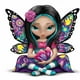 thumbnail image 1 of Elf Girl Full Round 5D Diamond Painting Wall DIY Crafts Decoración casera hecha a mano FLhrweasw Nuevo, 1 of 9