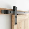 thumbnail image 1 of Matériel de Porte Coulissante de Grange 1.2m/2m/2.5m/3 m Rails Seulement Rails Non Inclus Rouleaux 4-20 Pieds, Installation Facile, 1 of 6