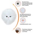 thumbnail image 5 of Máscara de cabeza de gato animal de látex para fiesta de disfraces de Halloween novedosa de lujo (blanco), 5 of 5