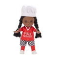 thumbnail image 4 of Madame Alexander It's All Me!® 8-Inch Doll, Soccer + Chef Dark Skin Tone/Brown Eyes/Black Hair, 4 of 5