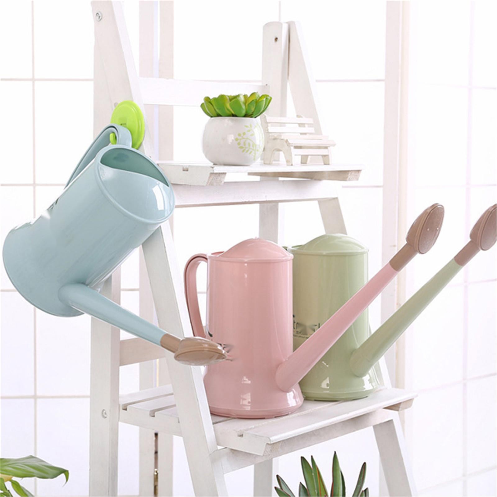 Arrosoir De Jardin 2 Litres - Avec Bec Long Amovible - Couleur Rose - Plastique ABS - Pour Plantes Intérieur/extérieur