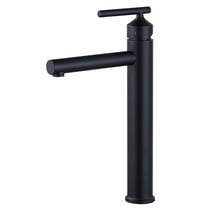 WOWOW Black Vessel Sink Faucet Single Handle Bathroom Faucet Tall Bathroom Sink Faucet