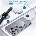 thumbnail image 3 of Magnetic Wireless Charger，Wireless Charging Pad Compatible with iPhone 17/16/15/14/13/12 Pro Plus,Max & AirPods 4/3/2 Pro &iwatch，White, 3 of 10