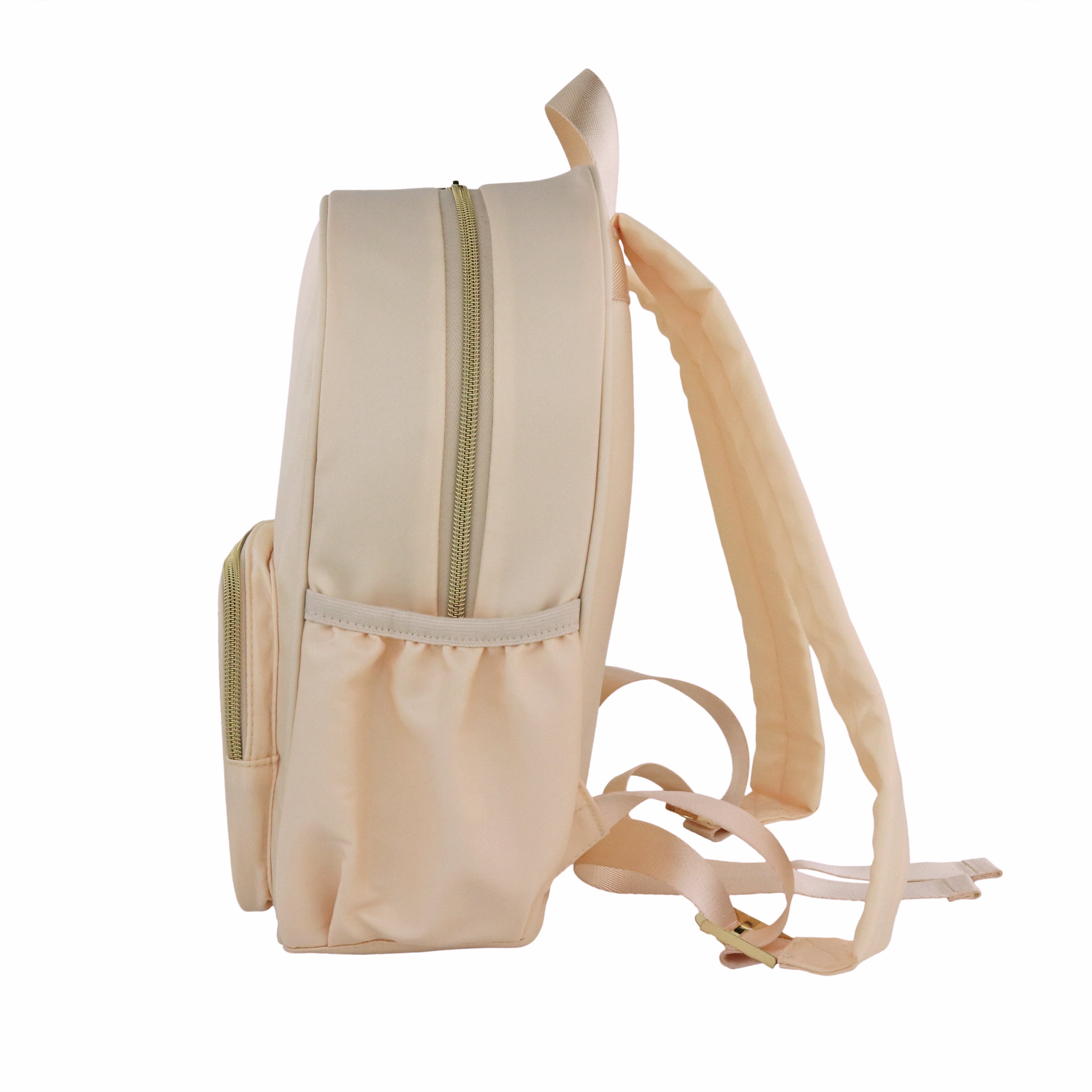 (2 pack) Hello Hobby Nylon Backpack, Customizable Travel Book Bag for Crafts, School, and Everyday Teen Use, Tan