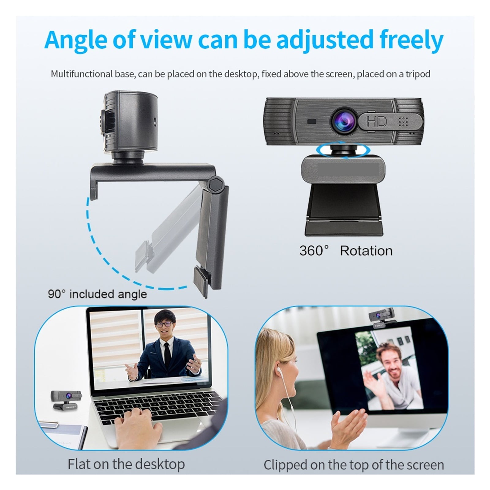 Autofocus Webcam 1080P Web Camera With Microphone For Pc/Computer Usb Camera Web Cam Webcam Full Hd 1080P For Conferencing, Live Streaming, Recording ,HD Video