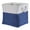 White/Dark Blue 13inch, variant on Unique Bargains Square Fabric Storage Basket Bin White/Light Grey 13inch