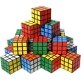 thumbnail image 5 of Mini cubos rompecabezas de fiesta juguetes 3x3x3 cubo mágico de velocidad con colores vivos recuerdo de fiesta suministros escolares juego de rompecabezas juego de 12, 5 of 5