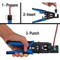 thumbnail image 3 of Cable vertical Keystone Jack VC CAT6 RJ45 serie V-Max x50, 3 of 3