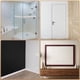 thumbnail image 4 of Uxcell Cinta de Borde de Pared Impermeable Autoadhesiva, 4" x 394" Blanco Gris Mármol, Cinta Decorativa Removible para Esquinas de Pared, Muebles, Marco de Espejo, 4 of 6