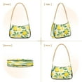 thumbnail image 2 of Ryvnso Lemon and Leaf Womens Chain Shoulder Bag Tote Handbags Clutch Hobo Purse with Zipper for Travel, 2 of 7