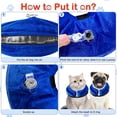 thumbnail image 4 of GHSDFBB Dog Cone Collar,Protective Inflatable Collar for Dog&Cat,Pet Recovery Collar Blow up,Cat Cone Collar Alternative After Surgery for Small Medium Large Dog (Blue, Medium(Neck Size :10"-13", 4 of 7