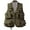Army Green, variant on BASSDASH Versatile Men's Women's Fishing Photography Vest with Mesh Back 6 Sizes