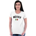thumbnail image 4 of Mexico Country Flag Soccer Fan Pride Womens Slim Fit Graphic Tee Brisco Brands S, 4 of 5
