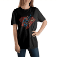thumbnail image 2 of Superman Flying Logo Black T-Shirt, 2 of 3