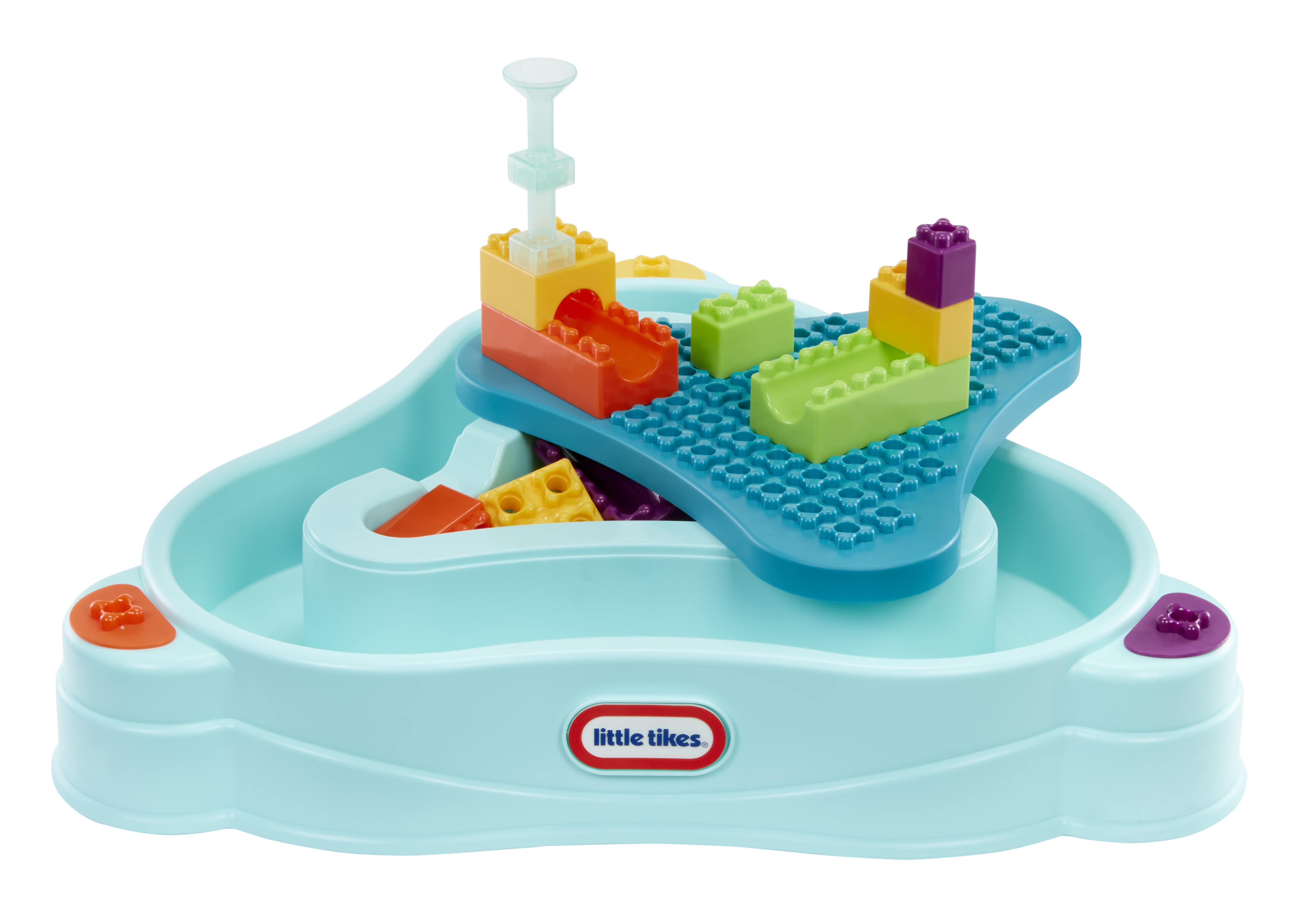 Little Tikes Build & Splash Water Table with 25 Piece Accessories