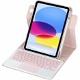 thumbnail image 5 of 360° Rotatable Detachable Keyboard Case with Trackpad & Pencil Slot for iPad Air 4/5 10.9",pink, 5 of 7