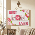thumbnail image 5 of Mother’s Day Sign Wall Hanging – “Best Mom Ever” Rustic Farmhouse Plaque, Burlap Rope Door or Wall Decor, Gift for Mom from Kids, Indoor Outdoor Porch Decor, 11.8" x 7.9", 5 of 6