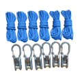 thumbnail image 2 of 6 piezas de cuerda con tensor de rodillo, ajustador de paracord, fácil liberación, herramienta resistente para tensar cuerdas, para exteriores,, 2 of 8