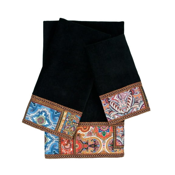 Sherry Kline  Dawson 3-piece Embellished Towel Set