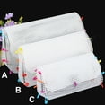 thumbnail image 4 of DALX Clear Plastic Mesh Cloth Canvas Sheets for Making Crossbody Bag Handbag Thread Starter Craft Supplies DIY Handicraft Accessory, 4 of 4