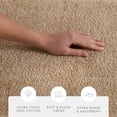 thumbnail image 5 of Noble Linens Reversible Cotton Bath Mat, 24 in x 17 in, Tan, 5 of 10