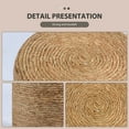 thumbnail image 7 of Mxfurhawa Pouf Ottoman Round Patio Foot Stool Outdoor, Natural Seagrass, 7 of 7