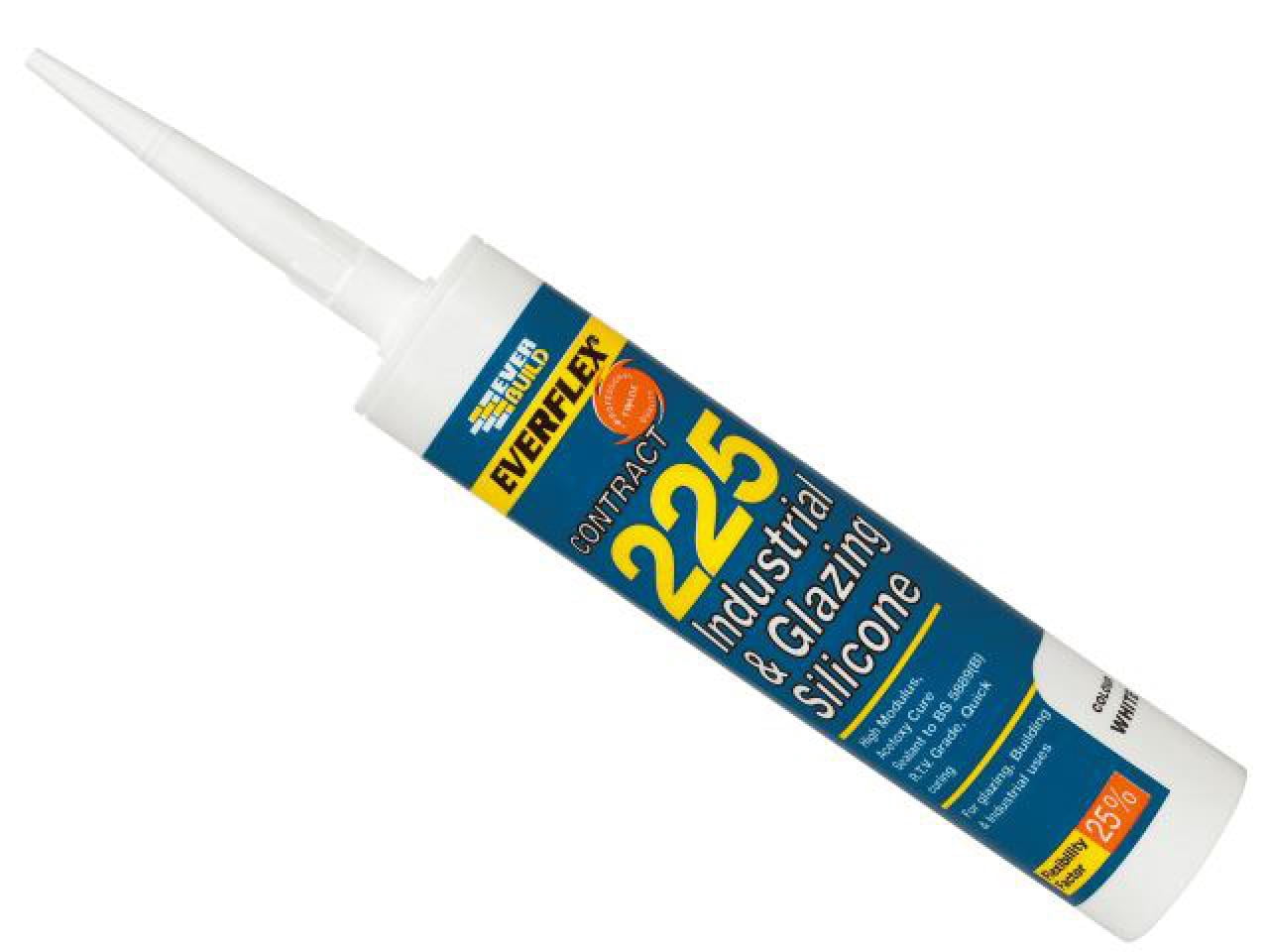 Sellante De Silicona Everbuild 450 - Para Juntas Y Construcción, Resistente A La Intemperie (300 Ml)