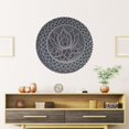 thumbnail image 4 of Colgante de pared de metal mandala para decoración de habitaciones Arte de pared bohemio (c) Afortunado Sencillez, 4 of 5