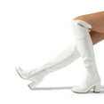 thumbnail image 5 of DREAM PAIRS Women's Thigh High Block Heel Over The Knee Boots, 5 of 5