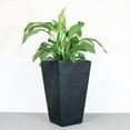thumbnail image 6 of Ecobo 21.7 inches Eco-Friendly Rectangular Pot Planter, Elemento Indoor/Outdoor use, Durable, Versatile & Lightweight, Designed by Brazilian Artisans, Contemporary All-Weather Design - Black, 6 of 8