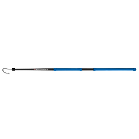 Cuda Carbon Fiber Gaff, 4' Shaft with 2" Hook, for Fishing, 1-Count