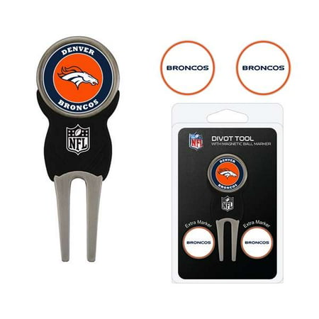 UPC 637556308450 product image for Team Golf NFL Denver Broncos Divot Tool Pack With 3 Golf Ball Markers | upcitemdb.com