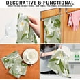 thumbnail image 7 of Dreamtimes Soft Absorbent Reusable Kitchen Towels, Set of 1|28x18 in, Lily Flowers Dining Kitchen Living Room Tea Towels Dish Towels Decorative Towels, 7 of 7