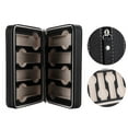 thumbnail image 4 of Portable 8 Grids Imitation Leather Watch Box Wristwatch Zipper Storage Case Organizer, 4 of 8