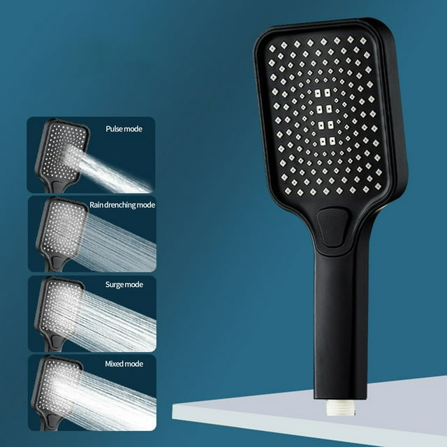 Sentmoon Deals Flyer Shower - High-Pressure Handheld Showerhead With Large Panel Outlet - Hard Water Softener Filtered Shower , High Pressure 4 Spray Modes Handheld Shower For The E Prime Day Deals 2
