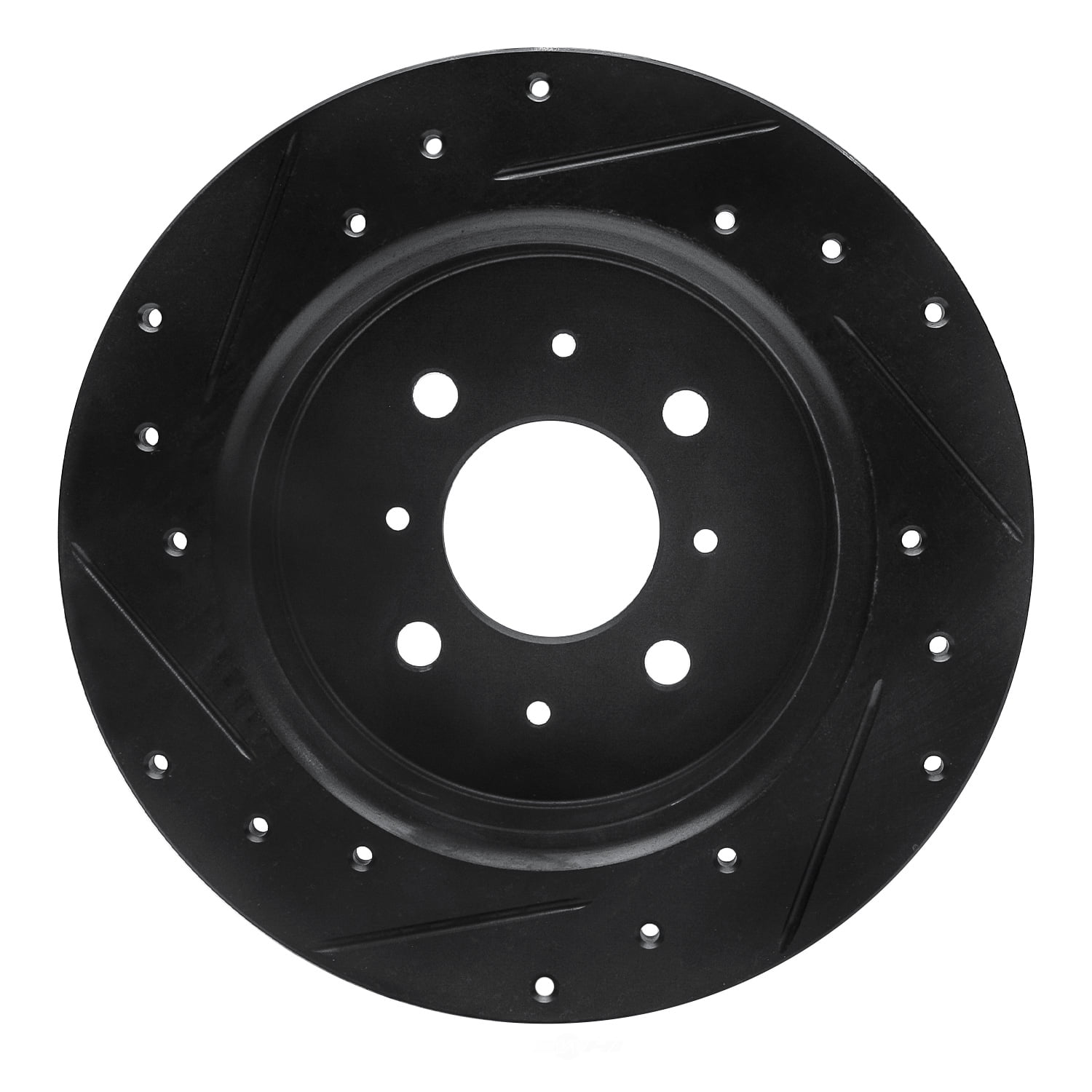 Dynamic Friction Company 633-59031R DFC Brake Rotor - Drilled And Slotted - Black