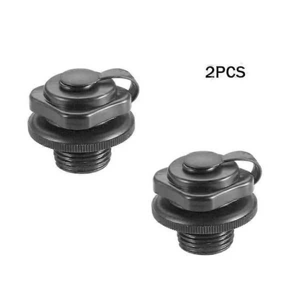 Lay-Z-Spa Air Cap Screw Valve fits Bestway Vegas Premium Miami NEWBlack-2pcs