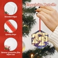 thumbnail image 4 of Zufioo 2025 New Year 1 Print Large Acrylic Christmas Ornaments, Suitable for Christmas Tree Christmas Holiday Party Pendant Decorations-Hexagon, 4 of 7