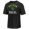 thumbnail image 2 of Men's Fanatics Black Oregon Ducks Nexus Arch Striated Raglan T-Shirt, 2 of 3